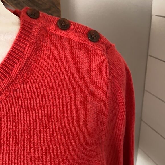 Gap | Women’s Gap Luxe Angora Hair Blend Crew Neck Orange Sweater | M - Picture 3 of 7